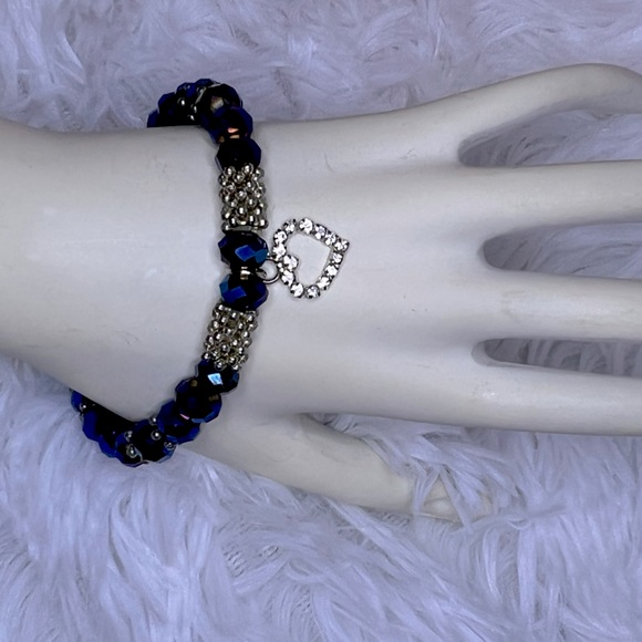 Stretchy rhinestone bracelet - Picture 1 of 4